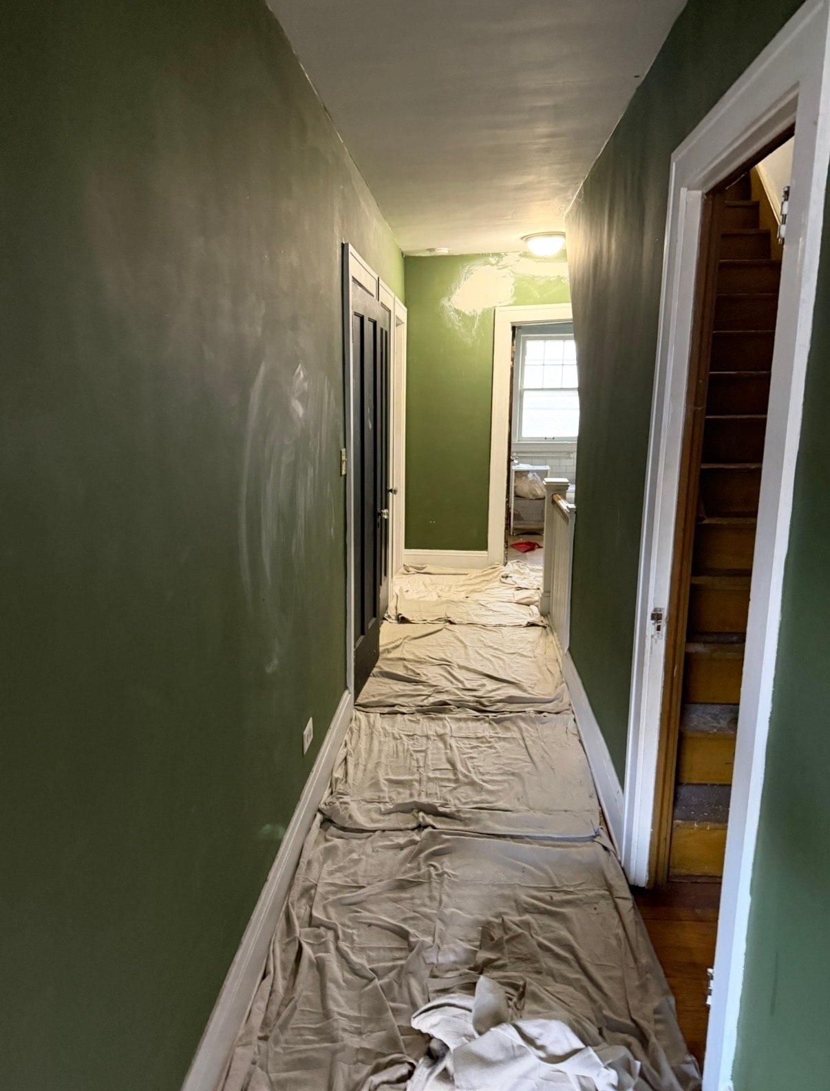 Hallway Repaint — Before