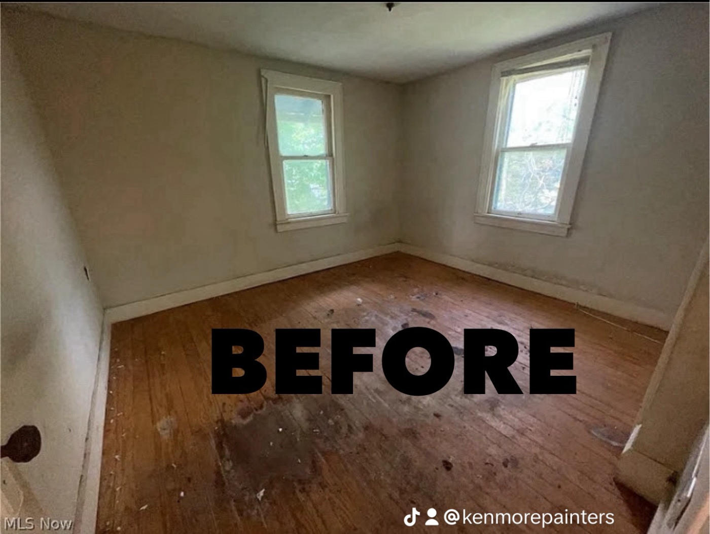 Bedroom Interior — Before