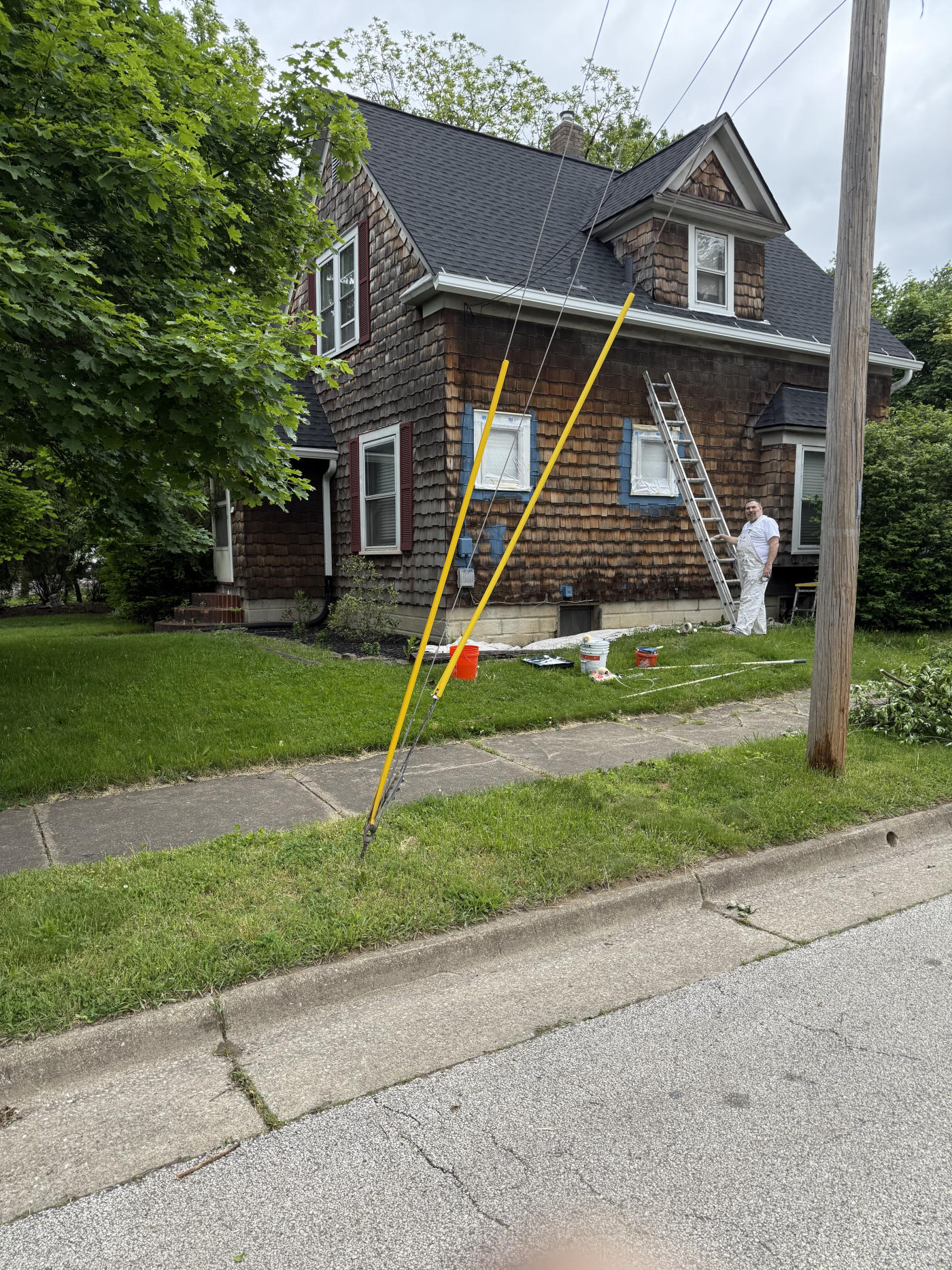 Exterior Shingle Siding — Before