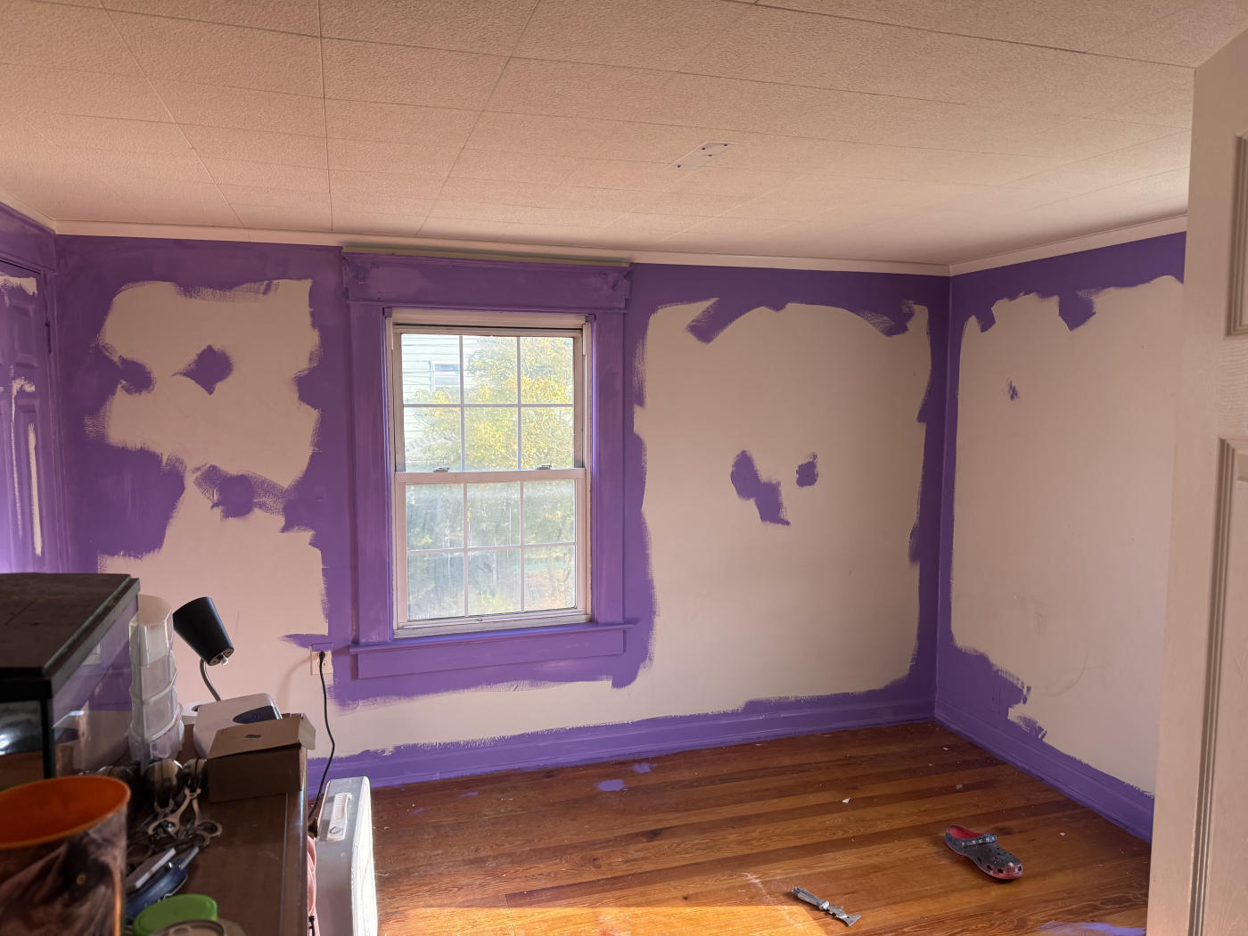 Bedroom Repaint — In Progress
