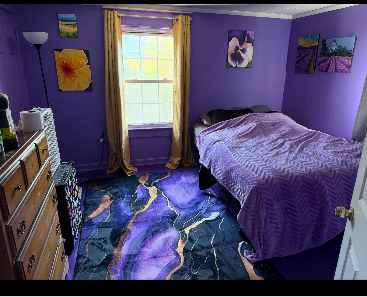 Purple Bedroom — After
